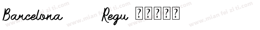 Barcelona 19-20 Regu字体转换